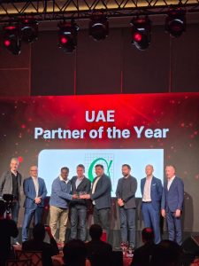 "UAE Partner of the Year 2025 Award" from Fortinet